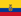 Flagge Ecuador